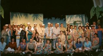 The cast of South Pacific